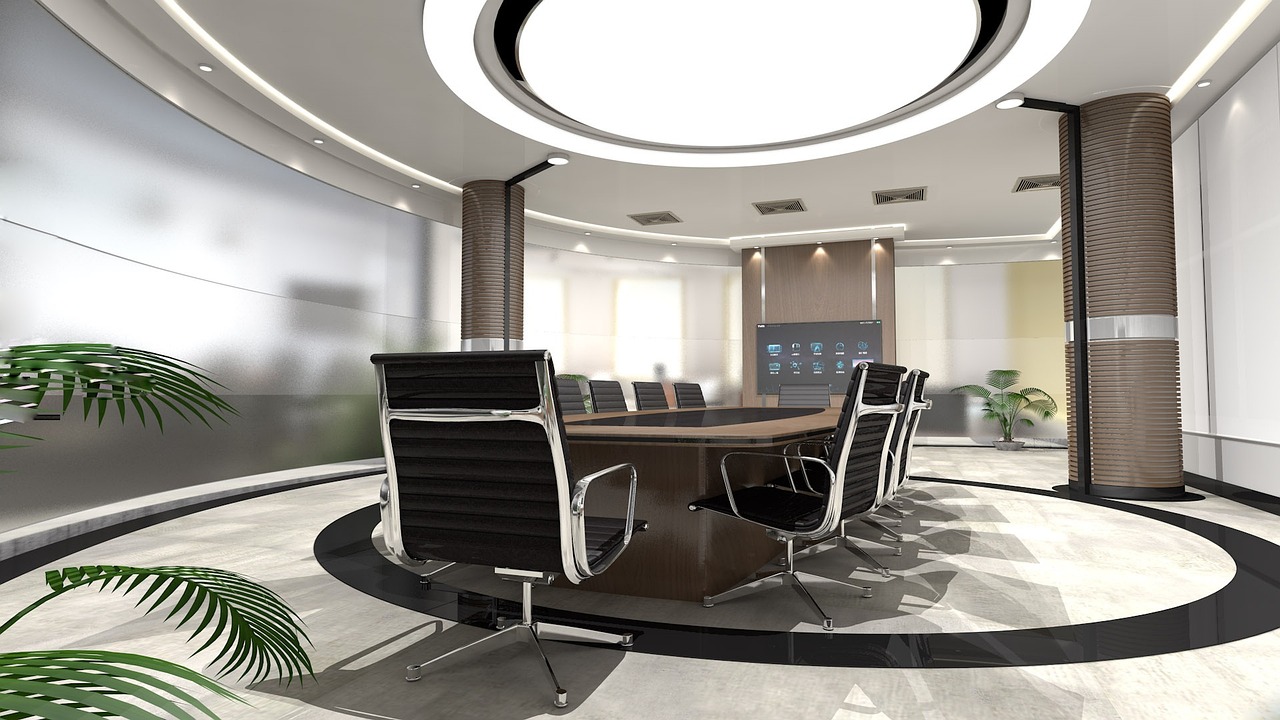round table, bright, interior design, television, multi-screen, office, meeting room, interior design, office, office, office, office, office, meeting room, meeting room